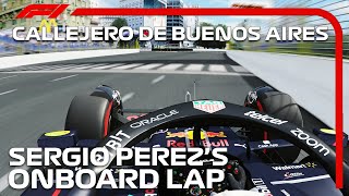 F1 Circuito Callejero de Buenos Aires  Sergio Perez Onboard  Assetto Corsa [upl. by Marissa937]