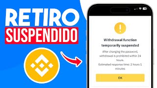 RETIRO SUSPENDIDO en Binance ¡SOLUCION 2024 [upl. by Nosaes]