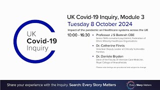 UK Covid 19 Inquiry  Module 3 Hearing  8 October 2024 PM [upl. by Renaxela]