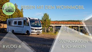 Mit dem Wohnmobil nach Südnorwegen und Schweden  Vlog 6  Anderssjöåfallet Höga Kusten [upl. by Derrej]