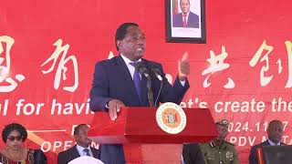 Hakainde Hichilema calls for quality delivery of developmental projects  SADC [upl. by Maroj436]