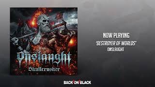 Onslaught  Destroyer Of Worlds British thrash metal [upl. by Olleina151]