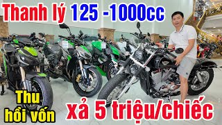 BẤT NGỜ THANH LYXE MOTOR KAWASAKI Z1000 Z900 Z800 HONDA CB650R R3V SHADOW 750 R3 R15V3 CBR GSX XSR [upl. by Enyawad]