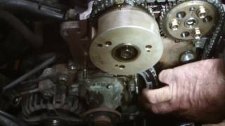 TOYOTA TIMING CHAIN REPLACMENTpt3 [upl. by Zetroc]