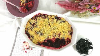 Recette facile Crumble aux mûres [upl. by Gardas]