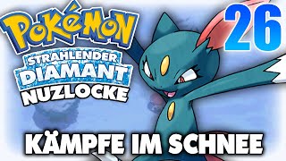 KÄMPFE IM SCHNEE  STRAHLENDER DIAMANT NUZLOCKE 26 [upl. by Eciralc]