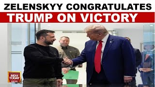 Ukraines Zelenskyy congratulates Trump on victory while some Kyiv residents express concern [upl. by Alesram]