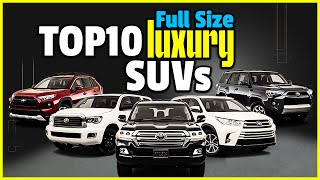 Top 10 Best Full Size Luxury SUVs for Unmatched Comfort [upl. by Hogarth]