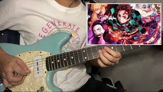 LiSA  Gurenge  Demon Slayer Kimetsu No Yaiba Opening Guitar TutorialLesson With TABS [upl. by Notniuq]