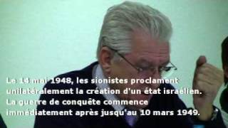 Jean Claude Lefort  rappels historiques sur la Palestine [upl. by Yremogtnom]