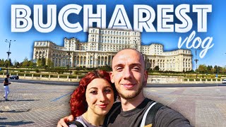 Vlogging in Bucharest  Visiting the heaviest building in the world [upl. by Caravette]