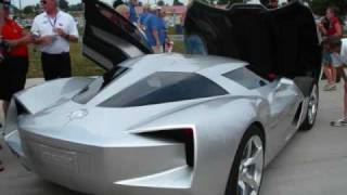 Corvette Stingray Concept Car driving at the NCM [upl. by Epifano]