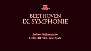 Ludwig van Beethoven  Symphony No 9  Herbert von Karajan [upl. by Giltzow]