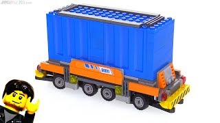 LEGO Container Handler AGV custom MOC [upl. by Nohj]