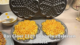 Das Cloer 1329 Doppelwaffeleisen im Test [upl. by Naval]