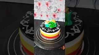 Rose 🌹 cake design cake decoration birthday cake shortsfeedviralsshorts [upl. by Rusert]