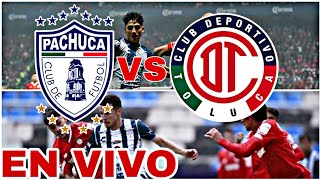 PACHUCA VS TOLUCA EN VIVO HOY VER PARTIDO DE LA LIGA MX [upl. by Lledyr]