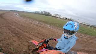 This week we battled the weather and rode at the oldest Uk motocross track Weedon MX 2 [upl. by Malony826]