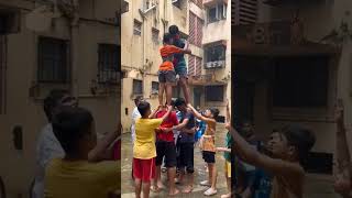 Dahi handi in society song aala re aala Govinda ala [upl. by Placeeda]