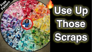 🌈 💥 Color Wheel SCRAPPY Quilt CHALLENGE 🏳️‍🌈 [upl. by Kylstra]