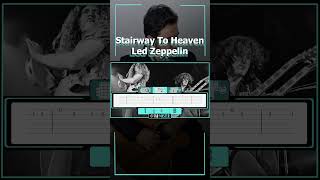 Stairway to Heaven  Led Zeppelin  Guitar Tutorial FULL TAB EASY [upl. by Esiuqcaj]