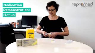 Elonva Medication Demonstration [upl. by Elehcar]