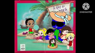 BYG a day at the beach GACHA CLUB thumbnail [upl. by Aronal626]