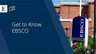 Get to Know EBSCO [upl. by Otxilac252]