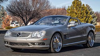 2004 MercedesBenz SL55 AMG Roadster Walkaround Video [upl. by Lehcor]