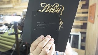 Gold Letterpress vs Gold Foil [upl. by Leopold379]