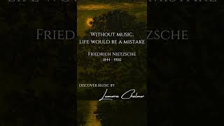 Nietzsche Quote to Beautiful Music  Click For Full Music Track piano philosophy classicalmusic [upl. by Onairelav]