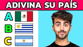 ADIVINA DE QUE PAÍS ES EL YOUTUBER 🔥 Que Tan Fan De Los Youtubers Eres  Trivia De Youtubers [upl. by Haerr]