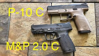 MampP 20 Compact vs CZ P10C  If I Could Only Have One [upl. by Ainat244]