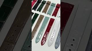 For Breguet Breguet watch strap American crocodile leather Naples queen custom female watch band [upl. by Ttehr]