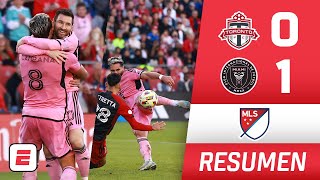 INTER Miami de Lionel MESSI se mantiene LÍDER GOLAZO de CAMPANA sella el triunfo vs TORONTO  MLS [upl. by Brietta]