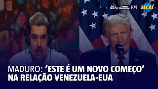 Este é um novo começo na relação VenezuelaEUA diz Maduro após vitória de Trump [upl. by Fitzgerald]