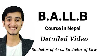 BALLB Course In Nepal  Pradip Basnet  BALLB in Nepal [upl. by Chesna699]