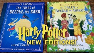 NEW TALES OF BEEDLE THE BARD ILLUSTRATED EDITIONS COMPARISON [upl. by Keri492]