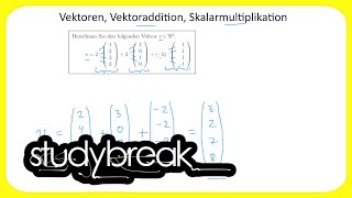 Vektoren Vektoraddition Skalarmultiplikation  Wirtschaftsmathematik [upl. by Denison]