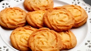 Butter Cookies Pastisetas Recipe [upl. by Esertap775]