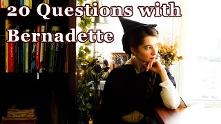 20 Questions with Bernadette Banner  Ice Breaker Questions with Costumers [upl. by Kcirtapnaes26]