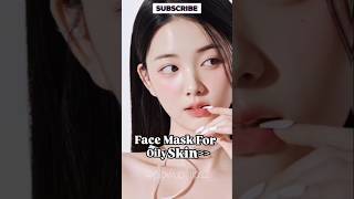 face mask for oily skin🌷✨koreanskincare oilyskin facemask fyp beautytips bts ytshorts viral [upl. by Halford]