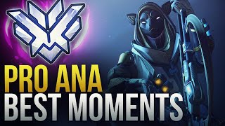 BEST PRO ANA MOMENTS  Overwatch Montage [upl. by Ennayhc]