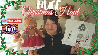 🎄HUGE CHRISTMAS HAUL🎄  HOME BARGAINS amp BampM NEW IN [upl. by Trebled]