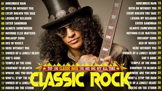 REM CCR Aerosmith Nirvana Guns N Roses 💥 CLASSIC ROCK SONGS 80S 90S PLAYLIST [upl. by Nodnnarb]