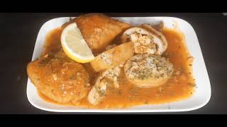 Calamars farcis aux crevettes [upl. by Akehsar686]