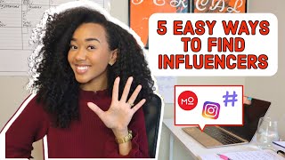 5 Easiest Ways To Find Influencers For Your Brand Free amp Paid [upl. by Ocinom]