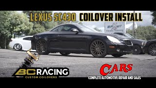 BC Racing Coilover Install  2001  2010 Lexus SC430 [upl. by Attenaj]