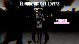 Eliminating the cat loversYandere Simulator Mission Mode [upl. by Pliner]