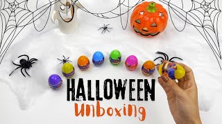 Halloween Surprise Eggs  Unboxing Spooky Characters 🎃👻 [upl. by Rojam338]